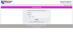 Desktop Screenshot of fac-portal.cunisanjuan.edu