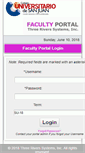 Mobile Screenshot of fac-portal.cunisanjuan.edu
