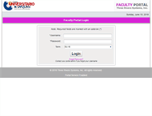 Tablet Screenshot of fac-portal.cunisanjuan.edu